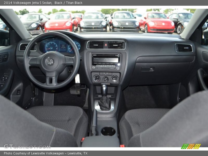 Dashboard of 2014 Jetta S Sedan