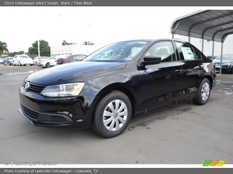Black / Titan Black 2014 Volkswagen Jetta S Sedan