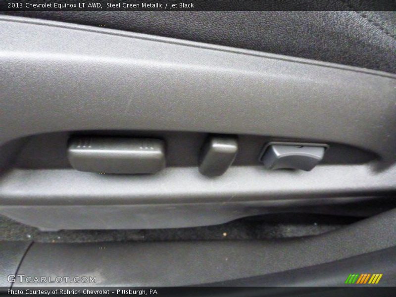 Steel Green Metallic / Jet Black 2013 Chevrolet Equinox LT AWD