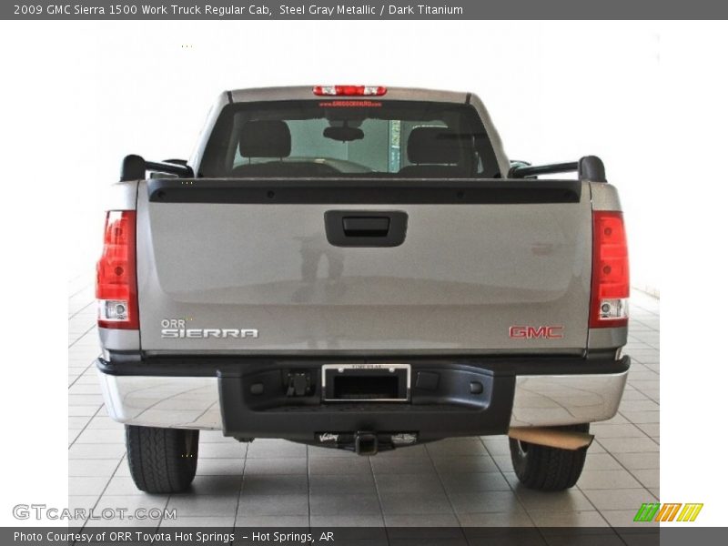 Steel Gray Metallic / Dark Titanium 2009 GMC Sierra 1500 Work Truck Regular Cab