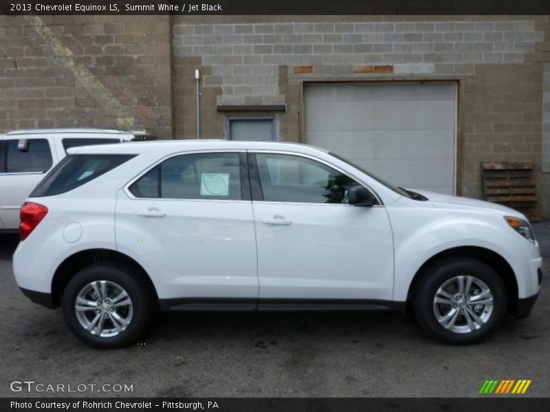 Summit White / Jet Black 2013 Chevrolet Equinox LS