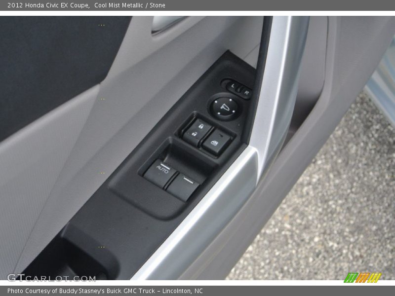 Cool Mist Metallic / Stone 2012 Honda Civic EX Coupe