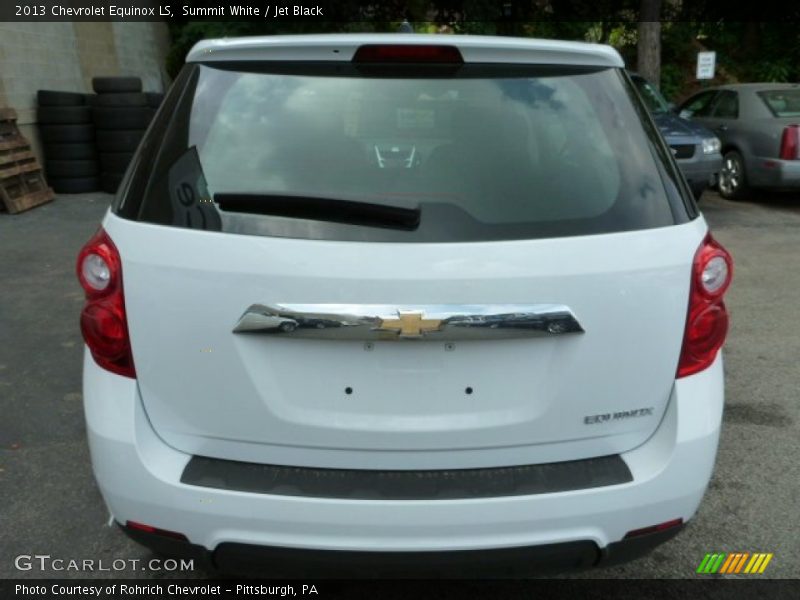 Summit White / Jet Black 2013 Chevrolet Equinox LS