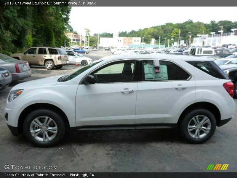 Summit White / Jet Black 2013 Chevrolet Equinox LS