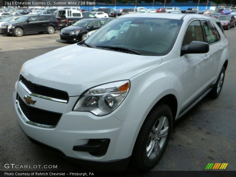 Summit White / Jet Black 2013 Chevrolet Equinox LS