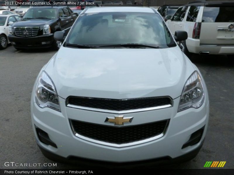 Summit White / Jet Black 2013 Chevrolet Equinox LS