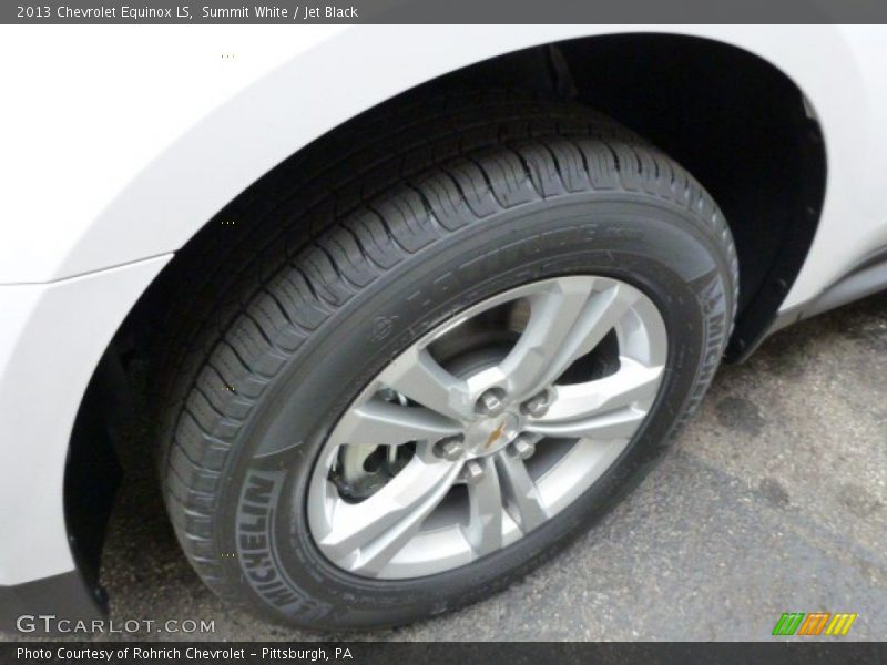 Summit White / Jet Black 2013 Chevrolet Equinox LS