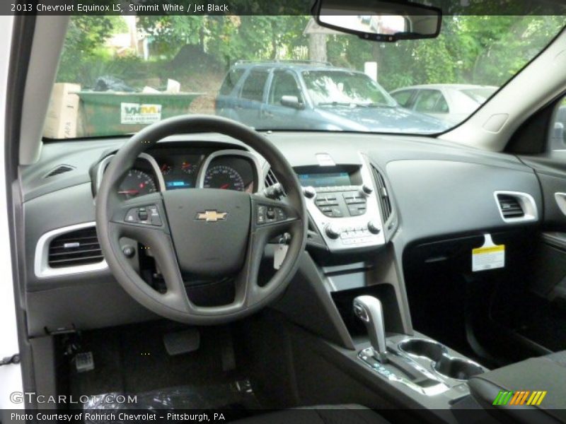 Summit White / Jet Black 2013 Chevrolet Equinox LS
