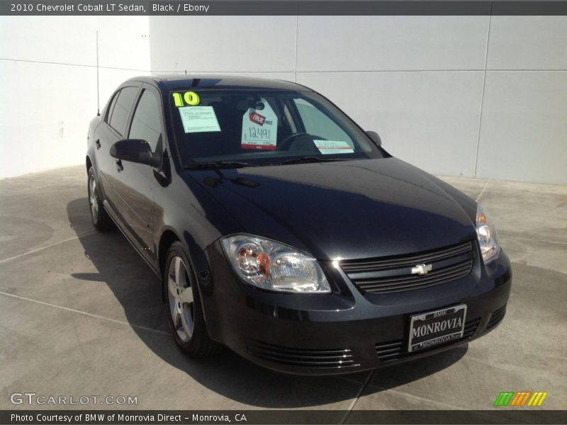 Black / Ebony 2010 Chevrolet Cobalt LT Sedan
