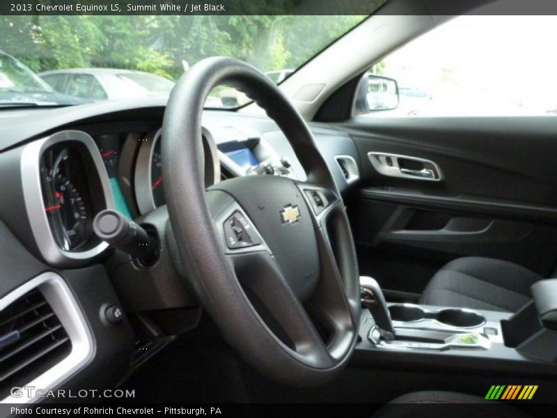 Summit White / Jet Black 2013 Chevrolet Equinox LS