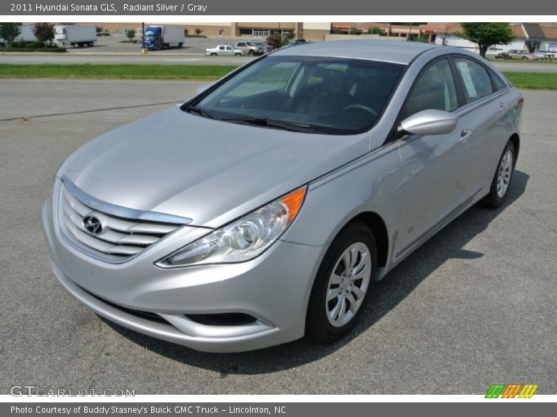 Radiant Silver / Gray 2011 Hyundai Sonata GLS