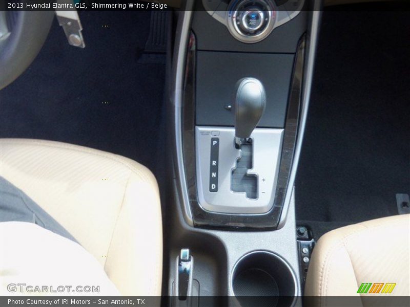 Shimmering White / Beige 2013 Hyundai Elantra GLS