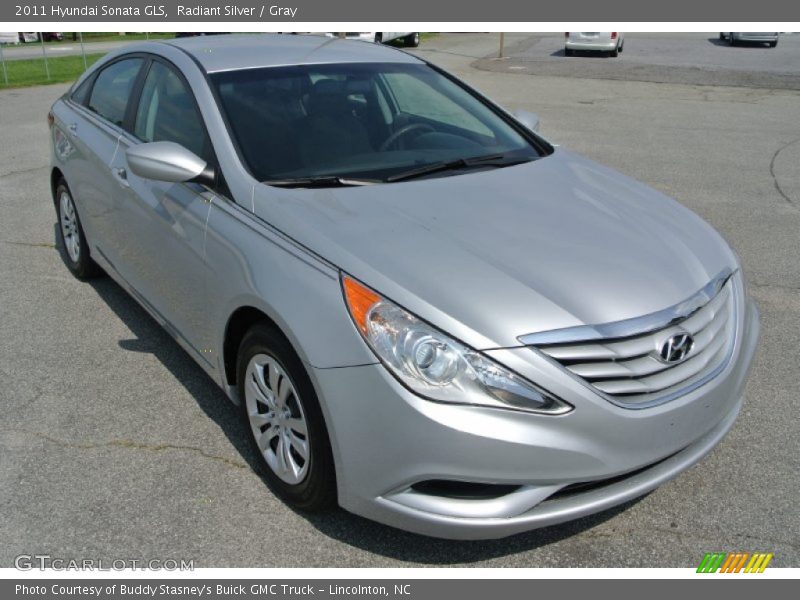Radiant Silver / Gray 2011 Hyundai Sonata GLS