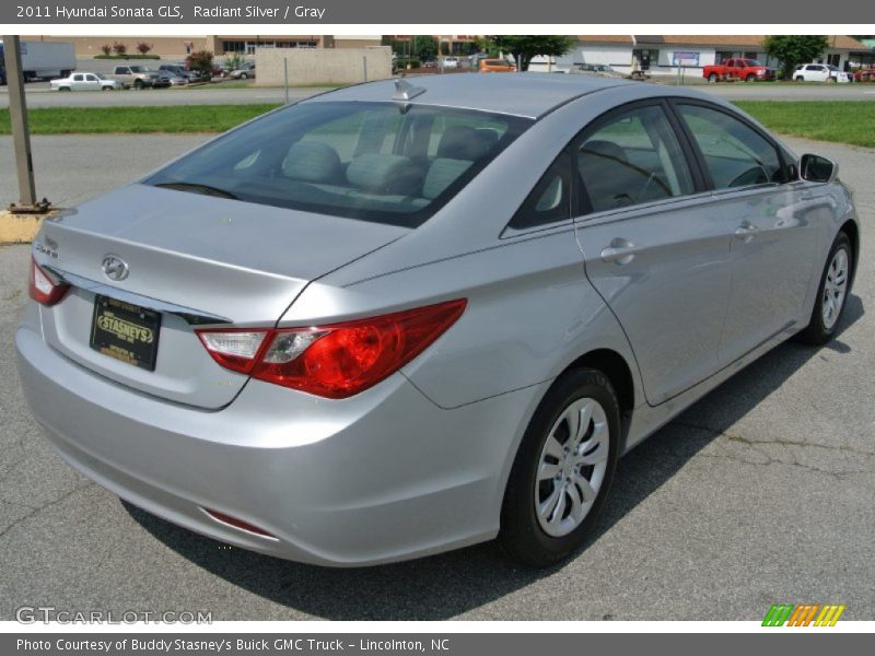 Radiant Silver / Gray 2011 Hyundai Sonata GLS