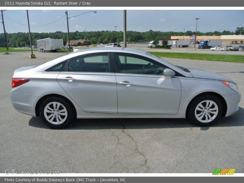 Radiant Silver / Gray 2011 Hyundai Sonata GLS