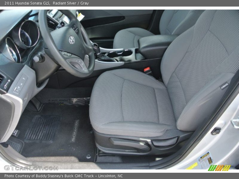 Radiant Silver / Gray 2011 Hyundai Sonata GLS