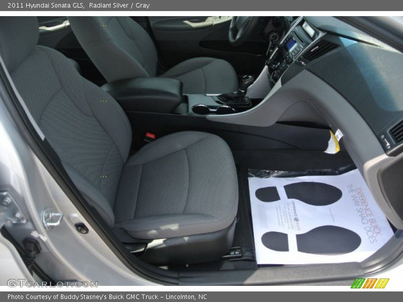 Radiant Silver / Gray 2011 Hyundai Sonata GLS