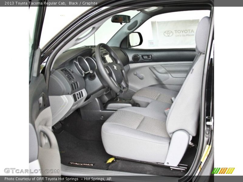  2013 Tacoma Regular Cab Graphite Interior