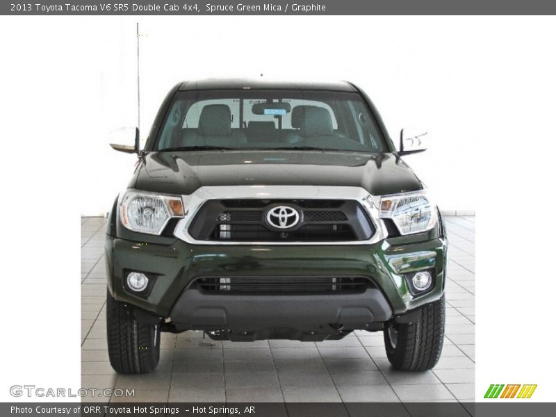 Spruce Green Mica / Graphite 2013 Toyota Tacoma V6 SR5 Double Cab 4x4