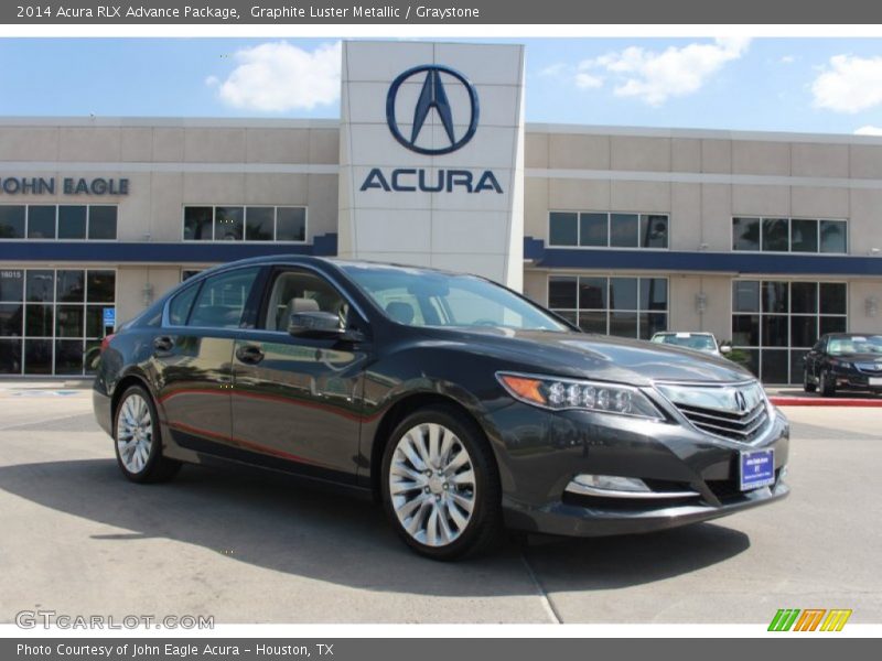 Graphite Luster Metallic / Graystone 2014 Acura RLX Advance Package