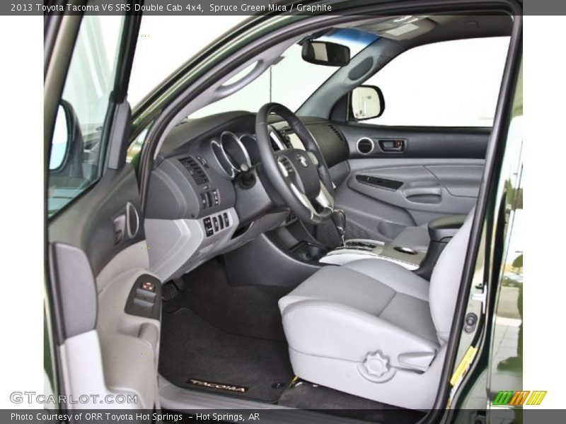 Spruce Green Mica / Graphite 2013 Toyota Tacoma V6 SR5 Double Cab 4x4