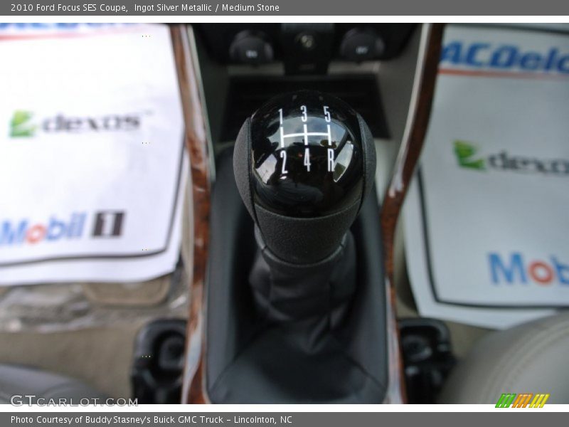 Ingot Silver Metallic / Medium Stone 2010 Ford Focus SES Coupe