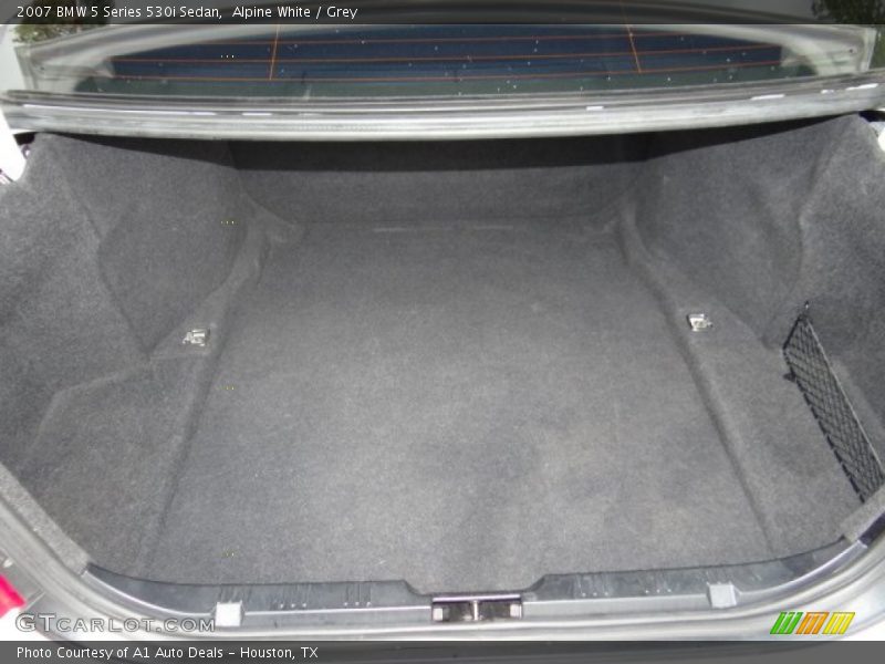 Alpine White / Grey 2007 BMW 5 Series 530i Sedan