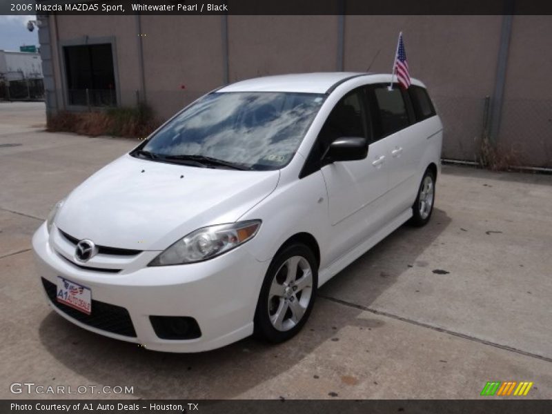 Whitewater Pearl / Black 2006 Mazda MAZDA5 Sport
