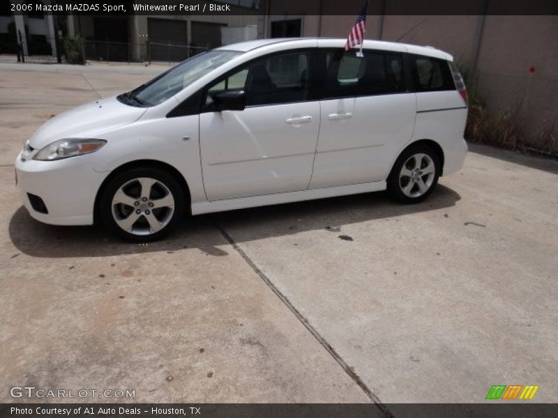Whitewater Pearl / Black 2006 Mazda MAZDA5 Sport