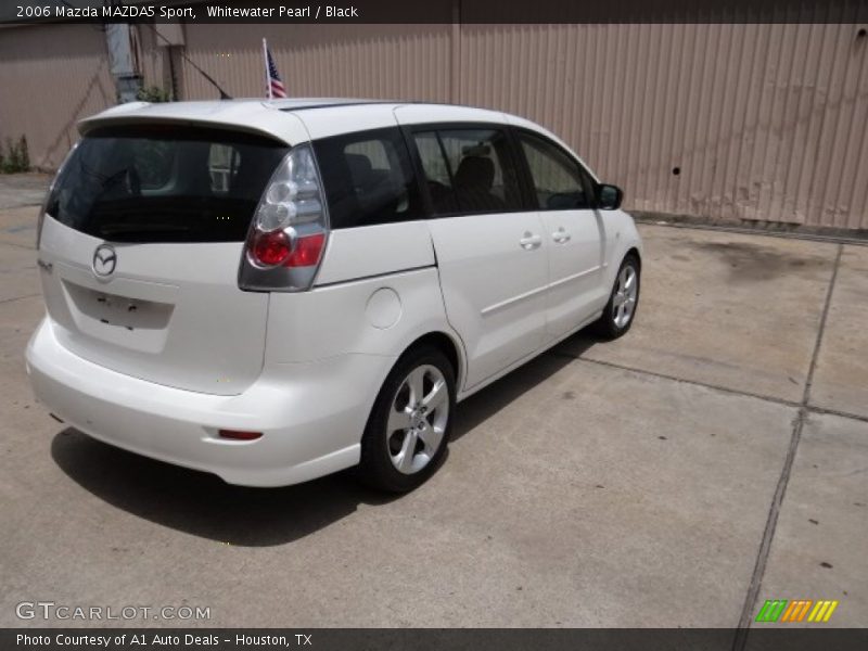 Whitewater Pearl / Black 2006 Mazda MAZDA5 Sport