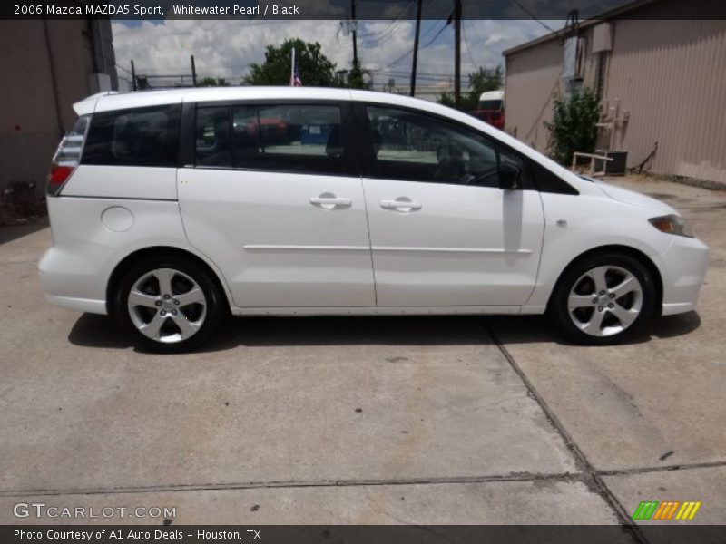 Whitewater Pearl / Black 2006 Mazda MAZDA5 Sport