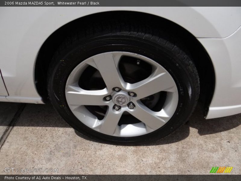 Whitewater Pearl / Black 2006 Mazda MAZDA5 Sport