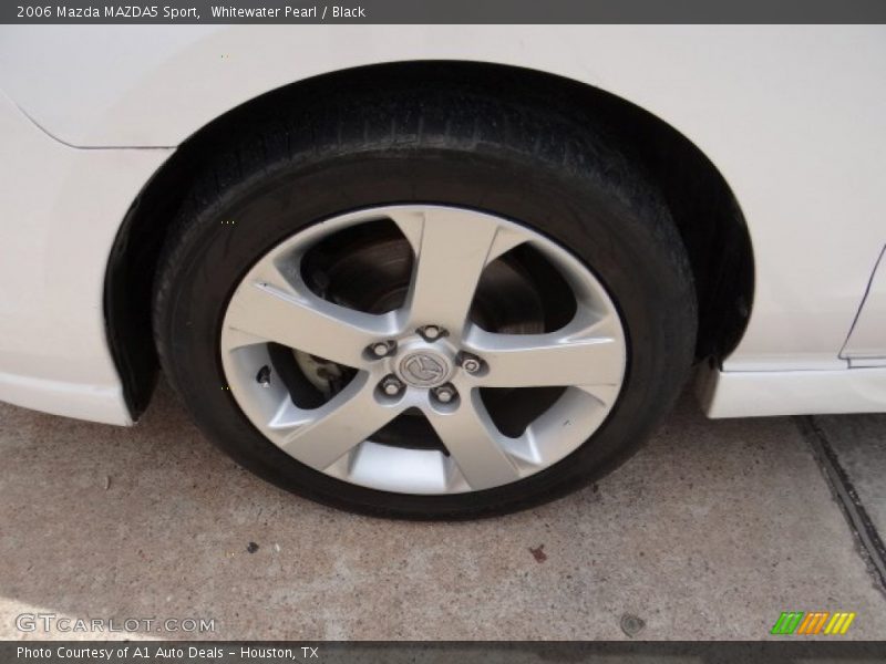 Whitewater Pearl / Black 2006 Mazda MAZDA5 Sport