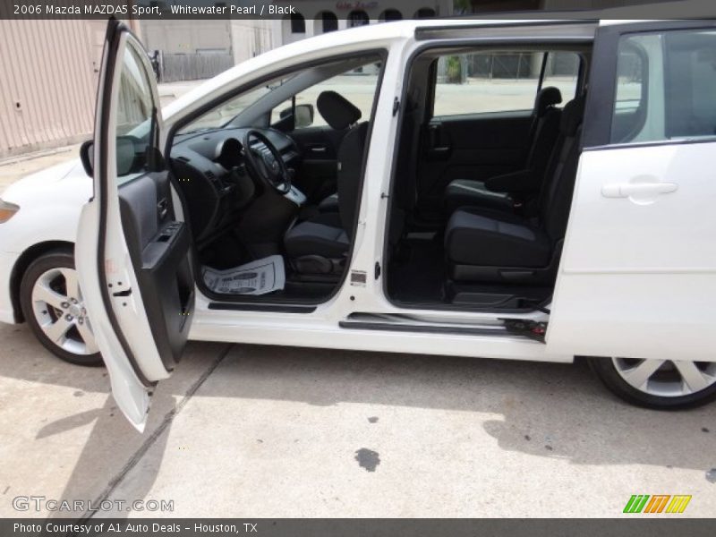 Whitewater Pearl / Black 2006 Mazda MAZDA5 Sport