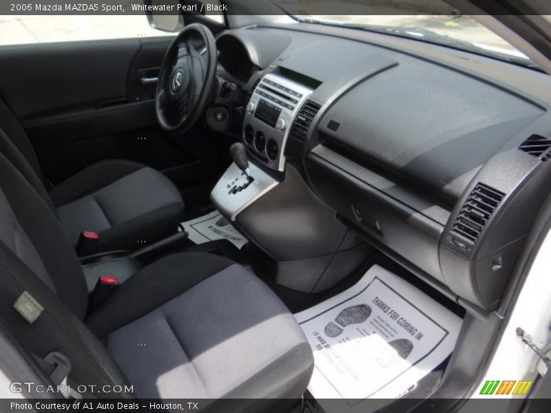 Whitewater Pearl / Black 2006 Mazda MAZDA5 Sport