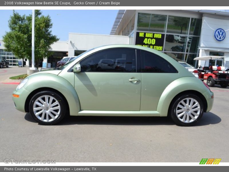Gecko Green / Cream Beige 2008 Volkswagen New Beetle SE Coupe