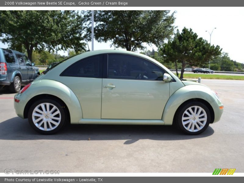 Gecko Green / Cream Beige 2008 Volkswagen New Beetle SE Coupe
