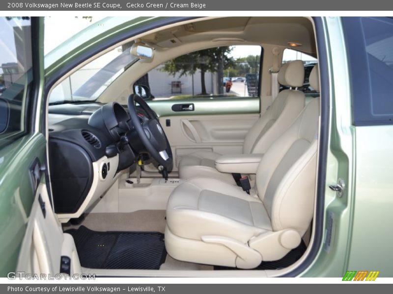Gecko Green / Cream Beige 2008 Volkswagen New Beetle SE Coupe