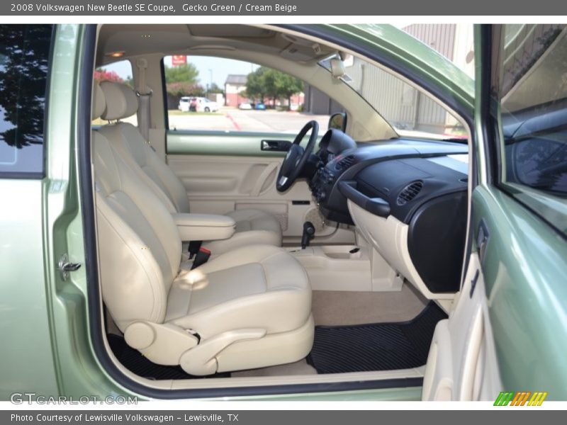 Gecko Green / Cream Beige 2008 Volkswagen New Beetle SE Coupe