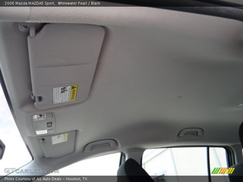 Whitewater Pearl / Black 2006 Mazda MAZDA5 Sport