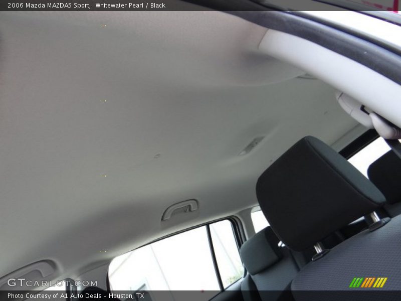 Whitewater Pearl / Black 2006 Mazda MAZDA5 Sport