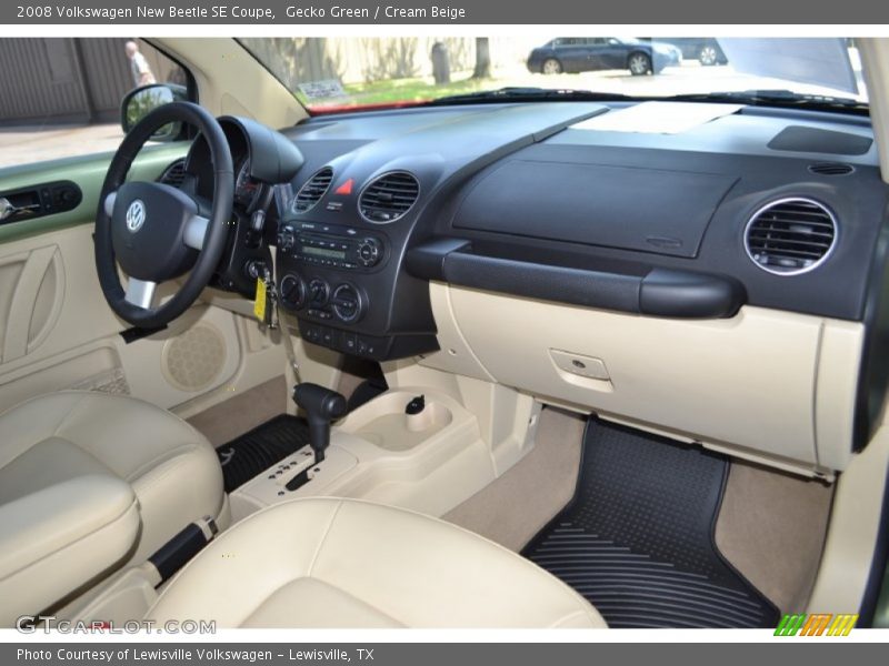 Gecko Green / Cream Beige 2008 Volkswagen New Beetle SE Coupe