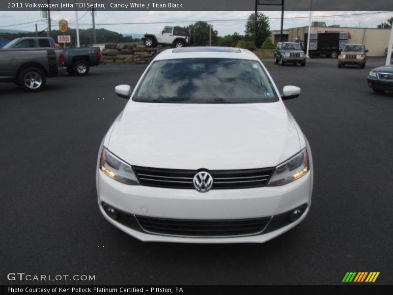 Candy White / Titan Black 2011 Volkswagen Jetta TDI Sedan