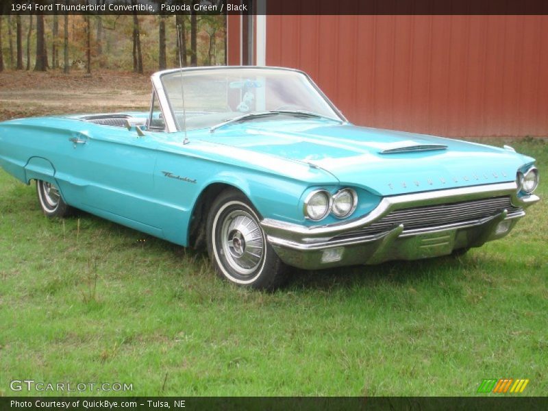 Pagoda Green / Black 1964 Ford Thunderbird Convertible