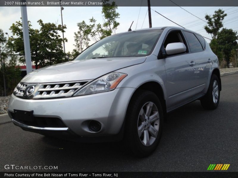Brilliant Silver Metallic / Charcoal 2007 Nissan Murano S