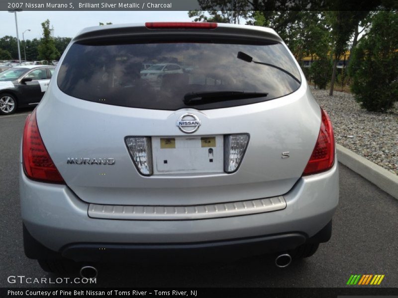 Brilliant Silver Metallic / Charcoal 2007 Nissan Murano S