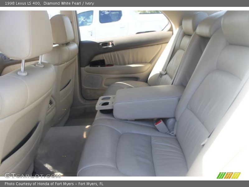 Diamond White Pearl / Ivory 1998 Lexus LS 400