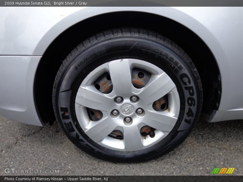 Bright Silver / Gray 2009 Hyundai Sonata GLS