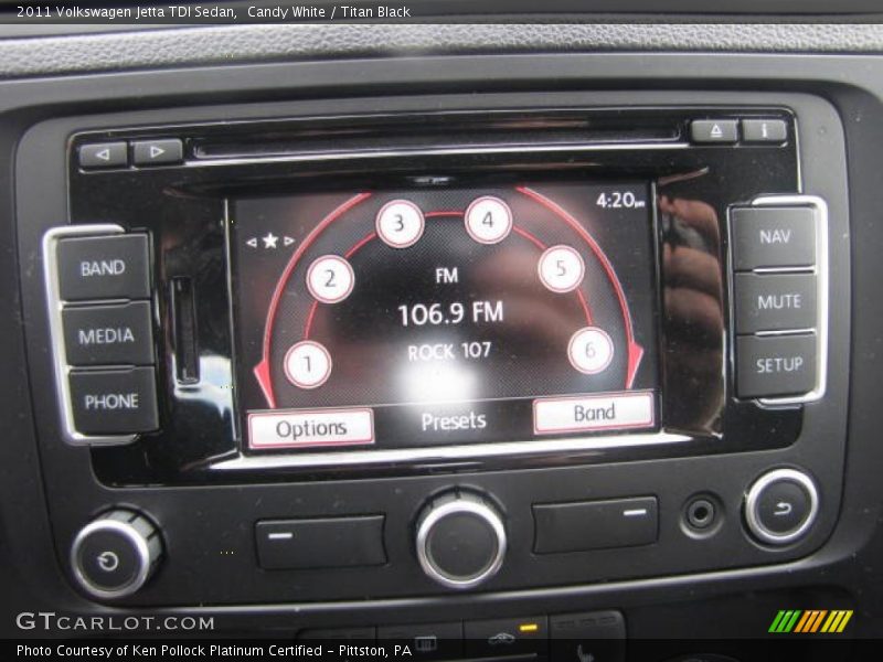 Candy White / Titan Black 2011 Volkswagen Jetta TDI Sedan