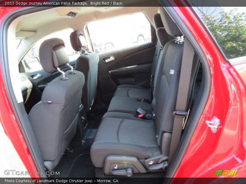 Bright Red / Black 2013 Dodge Journey American Value Package